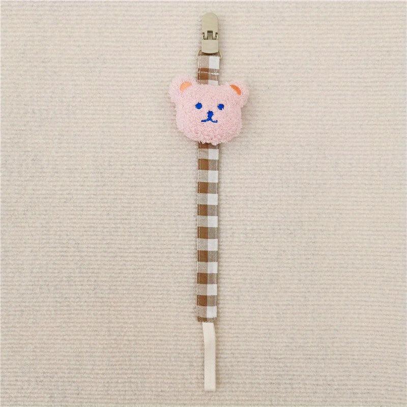 Bear Pacifier Clip Pacifier Holder for Boys and Girls Teething Toys