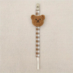 Bear Pacifier Clip Pacifier Holder for Boys and Girls Teething Toys