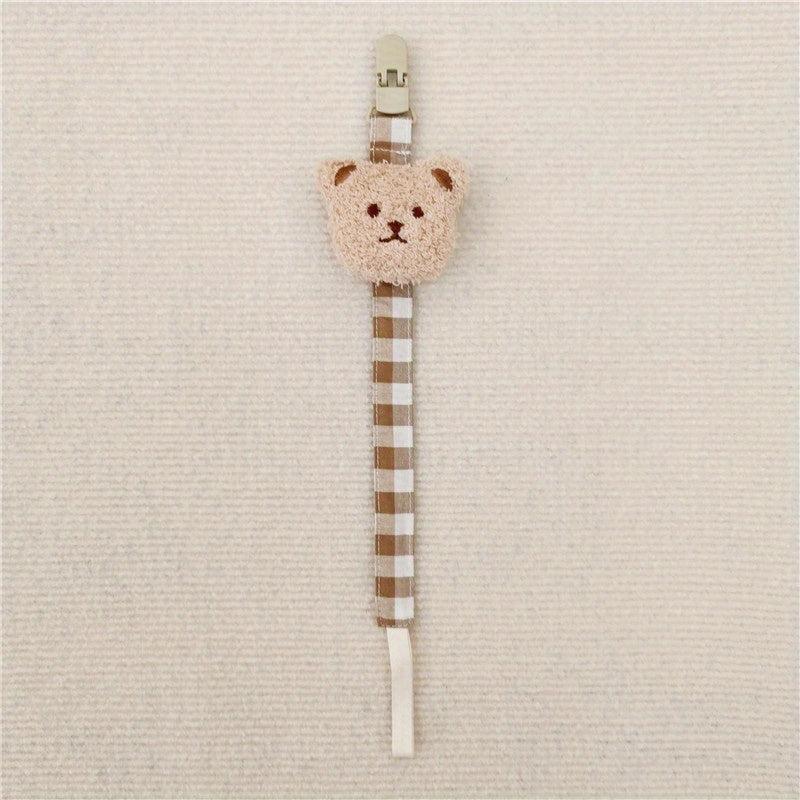 Bear Pacifier Clip Pacifier Holder for Boys and Girls Teething Toys
