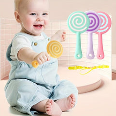 Baby Lollipop Teether Baby Molar Teether Anti-Eating Hand Teething Toy