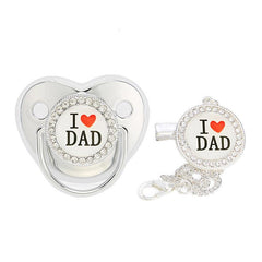 Love Themed Baby Point Rhinestone Toy for Breastfeeding