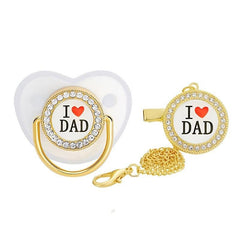 Love Themed Baby Point Rhinestone Toy for Breastfeeding