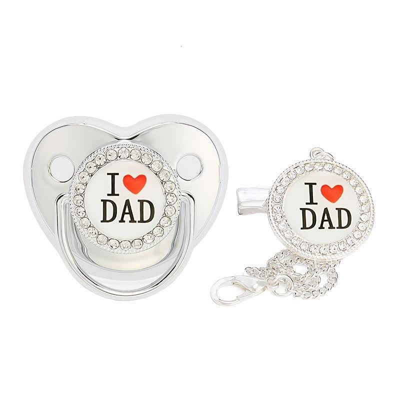 Love Themed Baby Point Rhinestone Toy for Breastfeeding