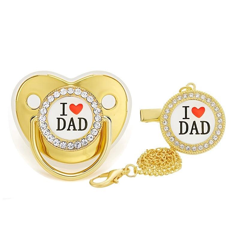 Love Themed Baby Point Rhinestone Toy for Breastfeeding