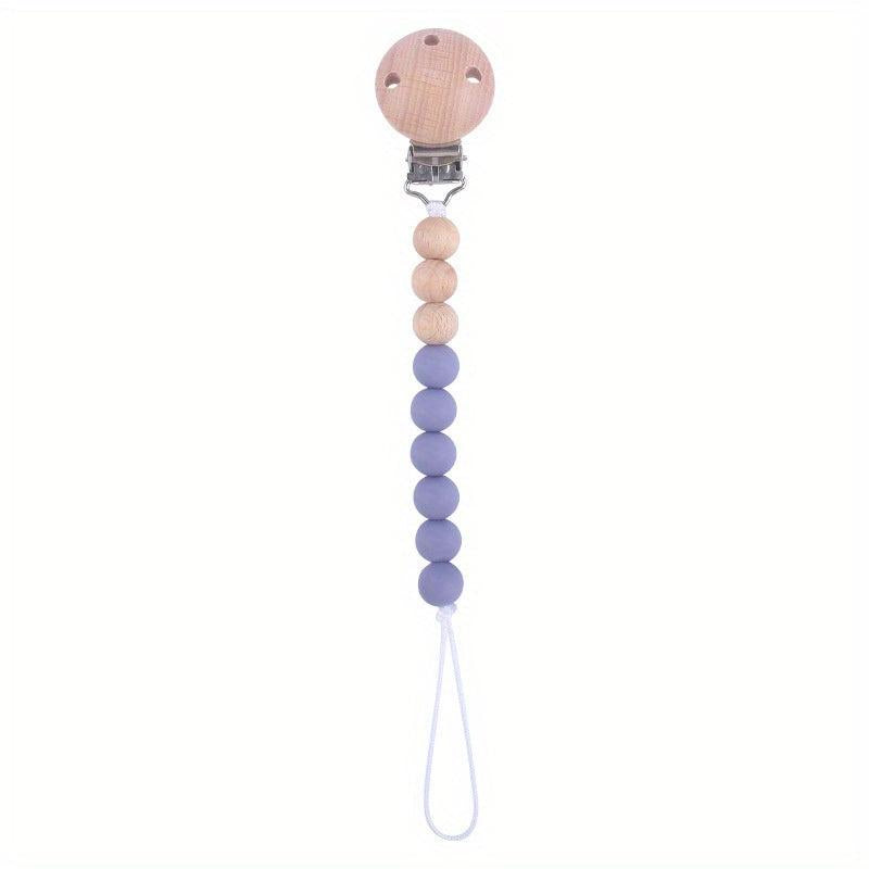 Baby Anti-drop Chain Pacifier Clip Silicone Infant Nipple Soother Holder