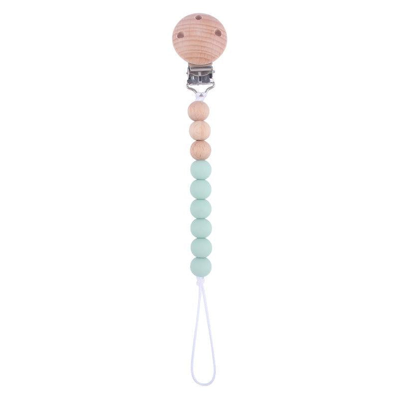 Baby Anti-drop Chain Pacifier Clip Silicone Infant Nipple Soother Holder