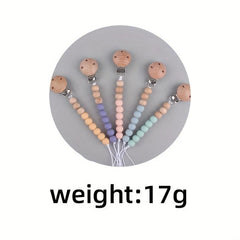 Baby Anti-drop Chain Pacifier Clip Silicone Infant Nipple Soother Holder