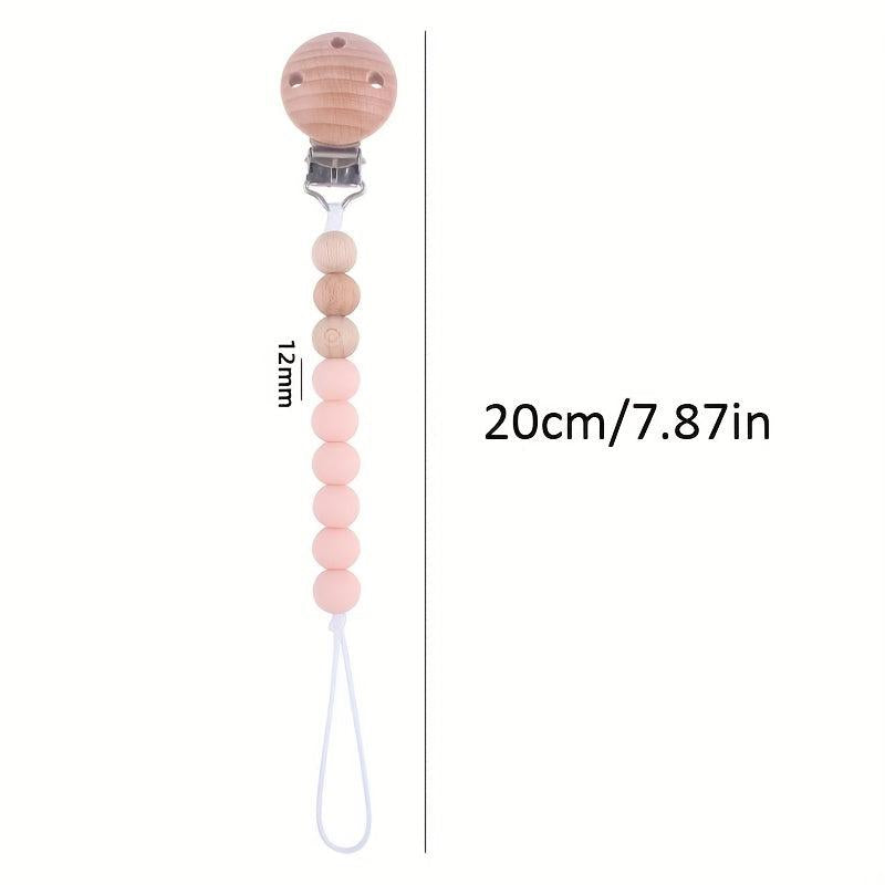 Baby Anti-drop Chain Pacifier Clip Silicone Infant Nipple Soother Holder