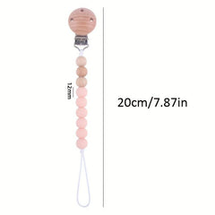 Baby Anti-drop Chain Pacifier Clip Silicone Infant Nipple Soother Holder