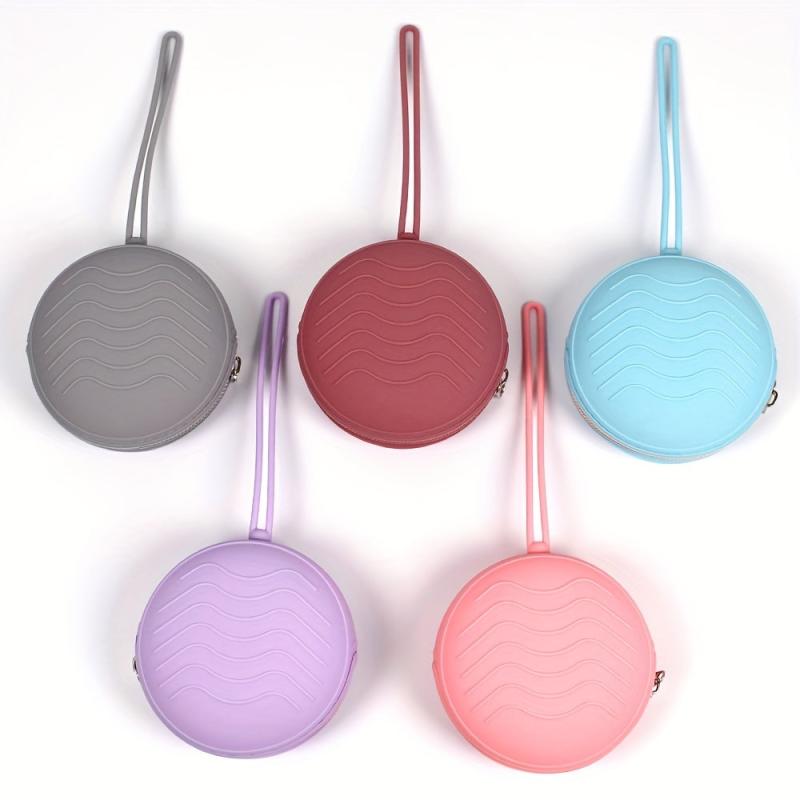 Portable Silicone Pacifier Container Case Coin Wallet