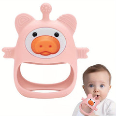 Silicone Pig Teething Toy for Babies BPA-Free