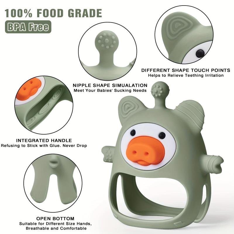 Silicone Pig Teething Toy for Babies BPA-Free