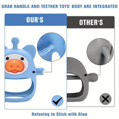 Silicone Pig Teething Toy for Babies BPA-Free