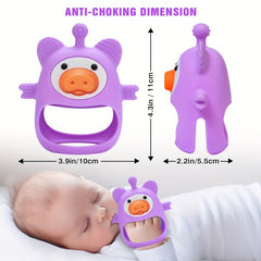 Silicone Pig Teething Toy for Babies BPA-Free