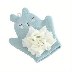 Double Sided Shower Glove for Gentle Skin Exfoliation