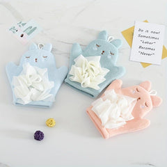 Double Sided Shower Glove for Gentle Skin Exfoliation