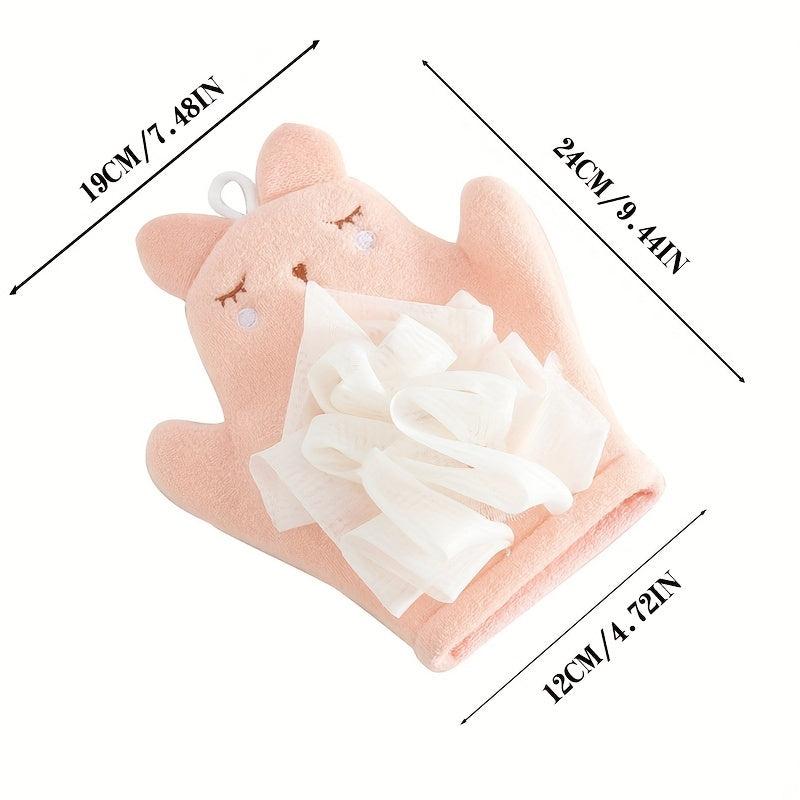 Double Sided Shower Glove for Gentle Skin Exfoliation