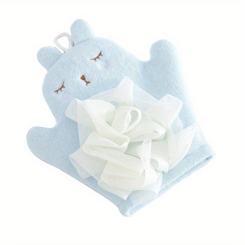 Double Sided Shower Glove for Gentle Skin Exfoliation