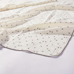 Soft & Stylish Baby Shower Towel Flower & Grass Print Bath Towel