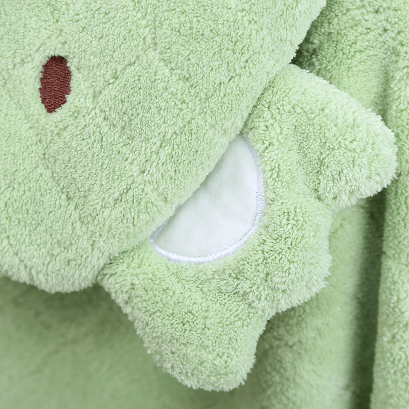 Kids Hooded Bath Towel Cape Cartoon Wrap Soft Koala Lion Hooded Bath Towel