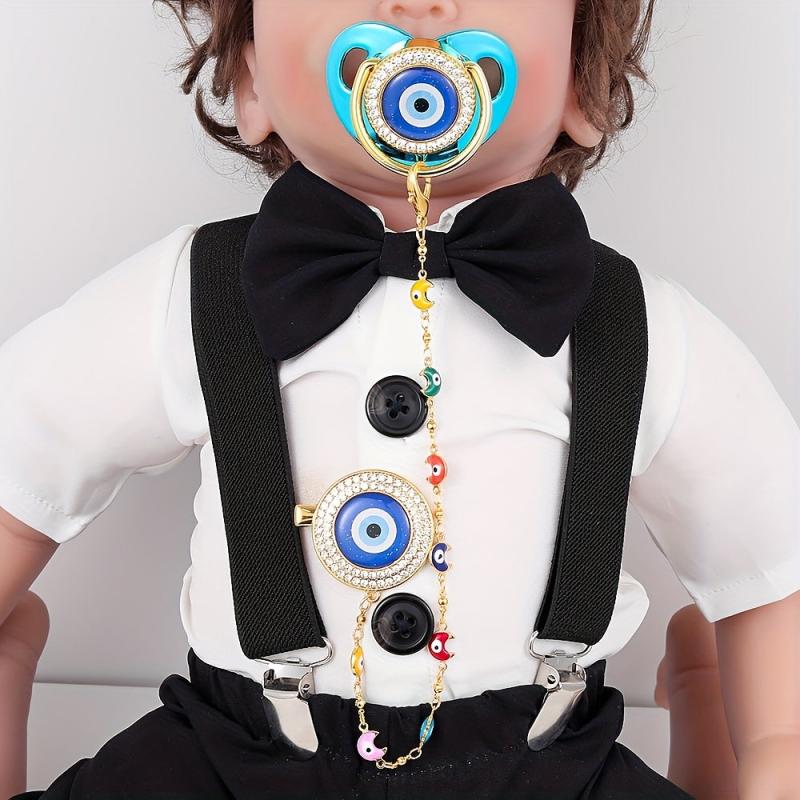 Evil Eye Pacifier Beads for Milestone Moments