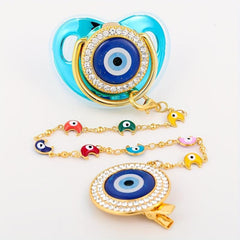 Evil Eye Pacifier Beads for Milestone Moments