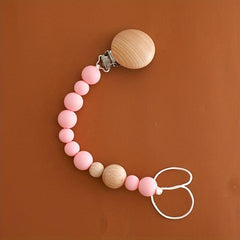 BPA Free Silicone Pacifier Chain Holder Clip