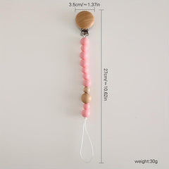 BPA Free Silicone Pacifier Chain Holder Clip