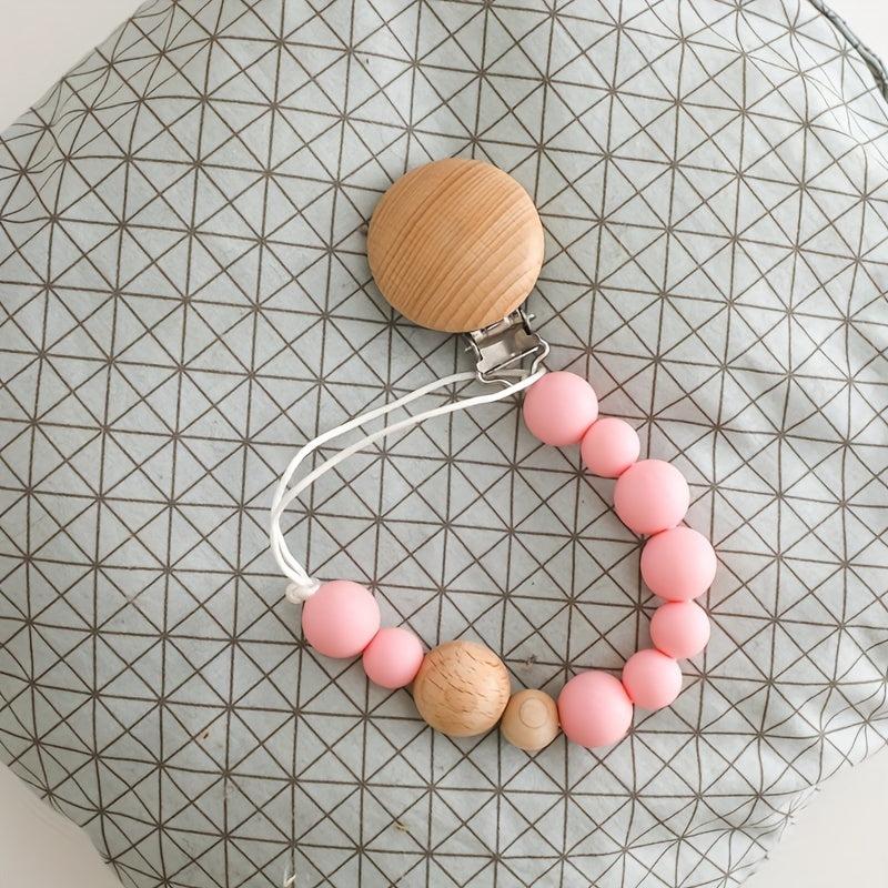 BPA Free Silicone Pacifier Chain Holder Clip