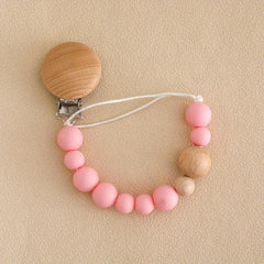 BPA Free Silicone Pacifier Chain Holder Clip