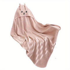 Cartoon Coral Fleece Baby Towel Blanket