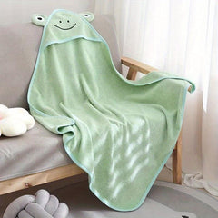 Cartoon Coral Fleece Baby Towel Blanket