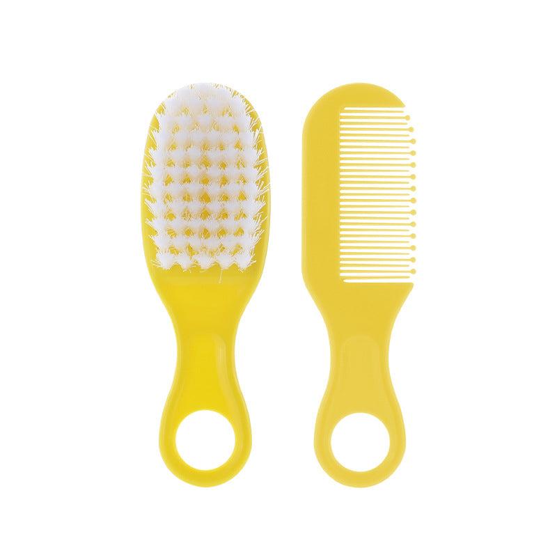 Baby Comb and Hair Brush Set for Newborns - Soft Massage Brush