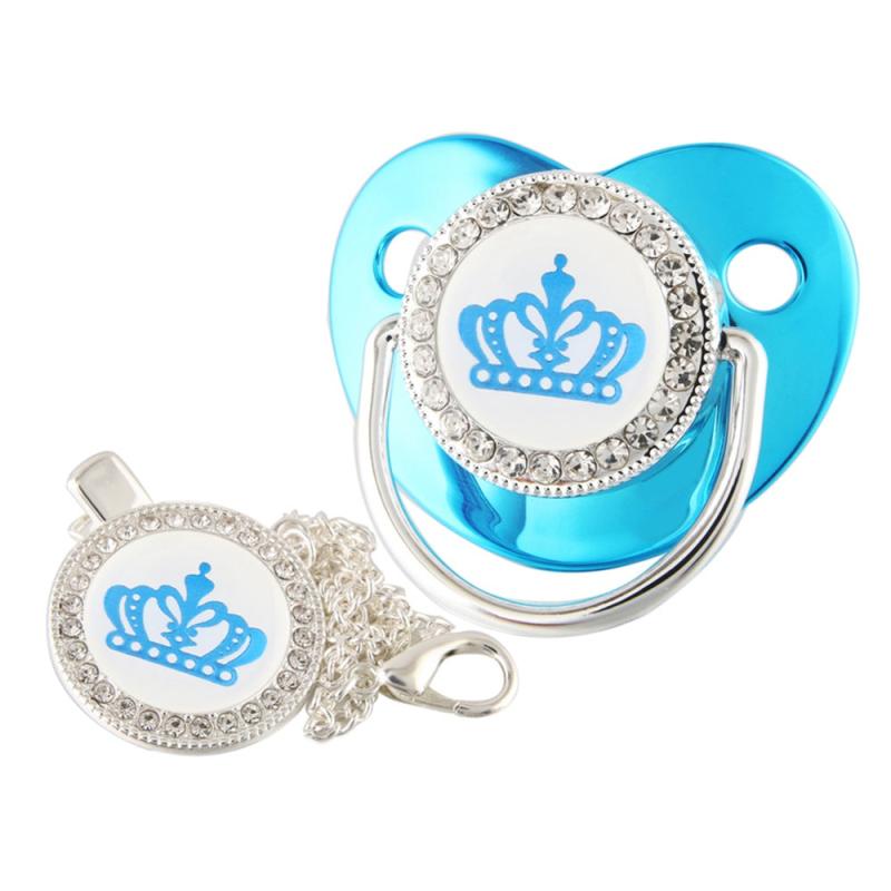 Golden Diamond Pacifier Cartoon Crown Baby Pacifier