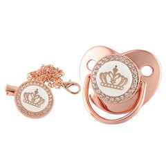 Golden Diamond Pacifier Cartoon Crown Baby Pacifier