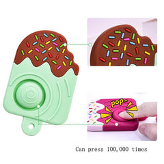 Silicone Popsicle Teething Toy for Infant Boys and Girls