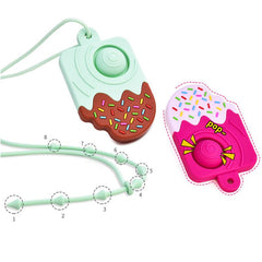 Silicone Popsicle Teething Toy for Infant Boys and Girls