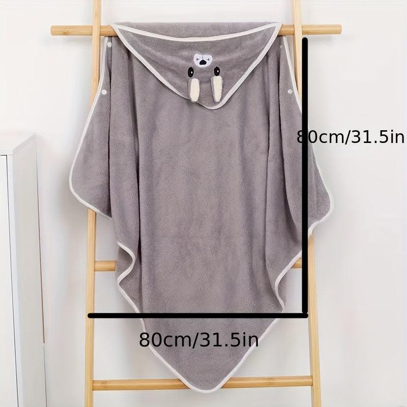 Newborn Baby Bath Towel Coral Velvet Blanket
