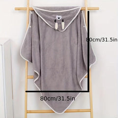 Newborn Baby Bath Towel Coral Velvet Blanket