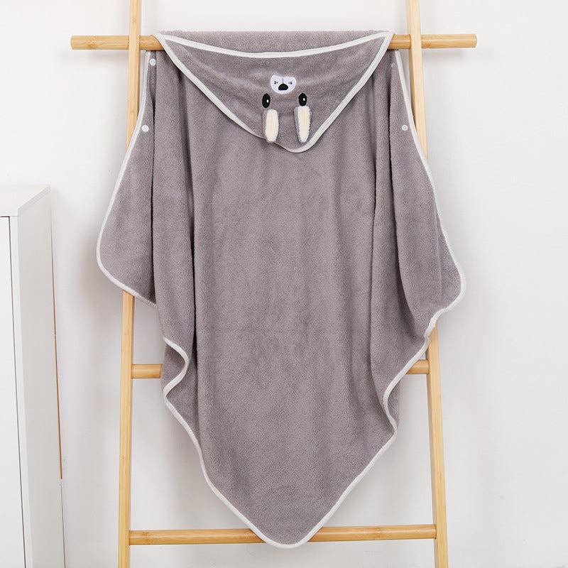Newborn Baby Bath Towel Coral Velvet Blanket