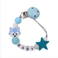 Fox Pacifier Clip Anti-drop Holder Teether Chain