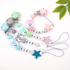 Fox Pacifier Clip Anti-drop Holder Teether Chain