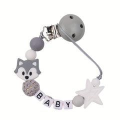 Fox Pacifier Clip Anti-drop Holder Teether Chain