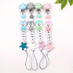 Fox Pacifier Clip Anti-drop Holder Teether Chain