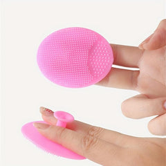 Silicone Shampoo Brush Baby Scrubber Hair Washing Tool
