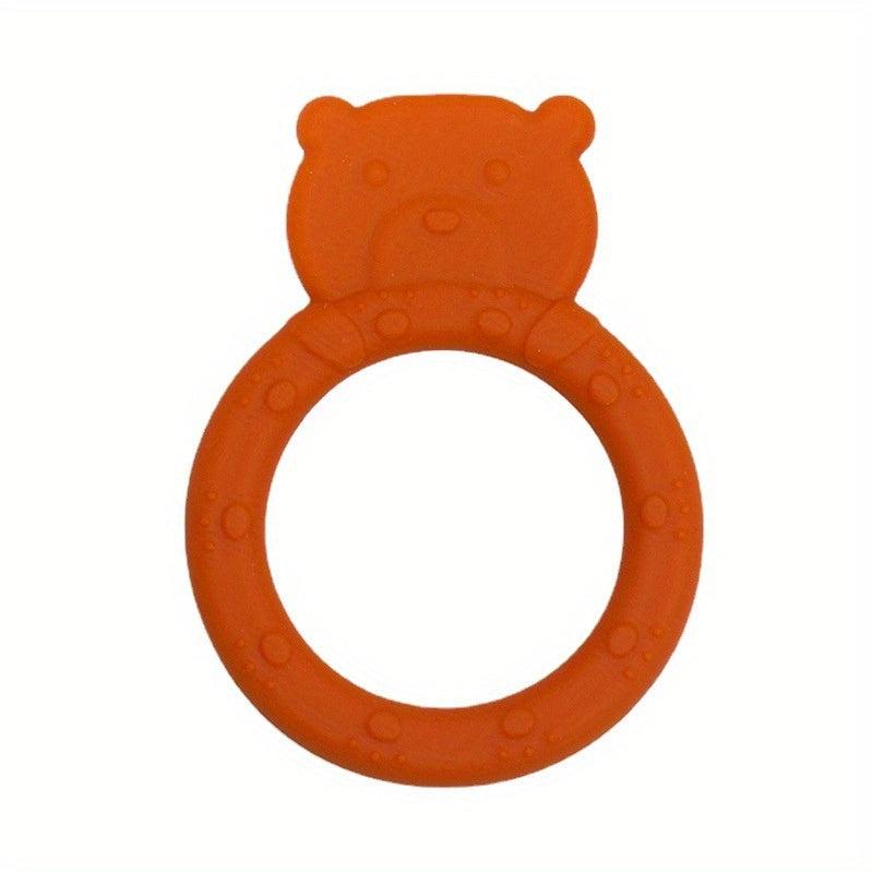 Bear Silicone Teether for Infants, Food Grade Teething Toy