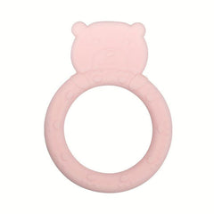 Bear Silicone Teether for Infants, Food Grade Teething Toy