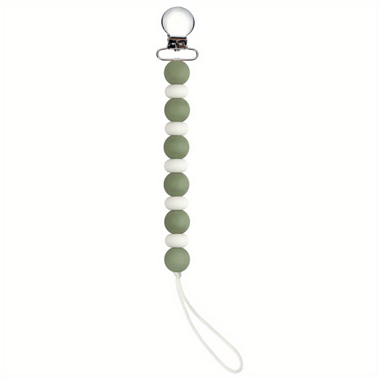 Baby Silicone Pacifier Chain Clip Teether Anti-drop Stainless Steel
