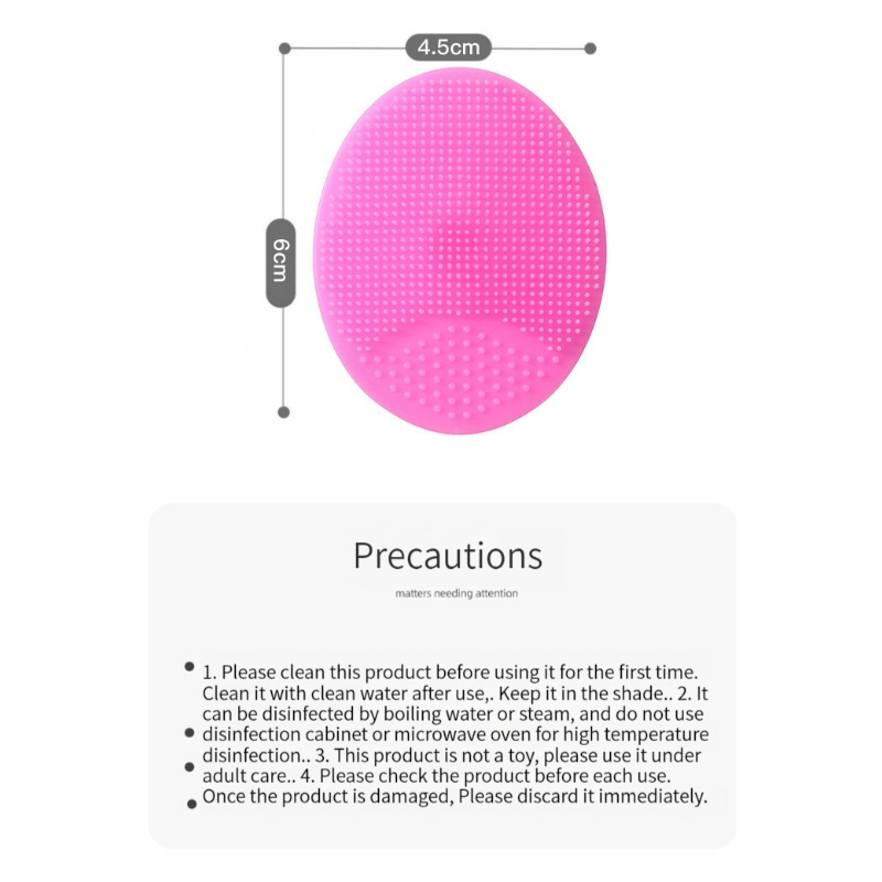 Silicone Shampoo Brush for Baby Bath Massage