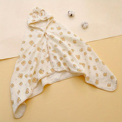 Baby Hooded Cloak Cotton Bath Towel Cartoon Children's Bathrobe